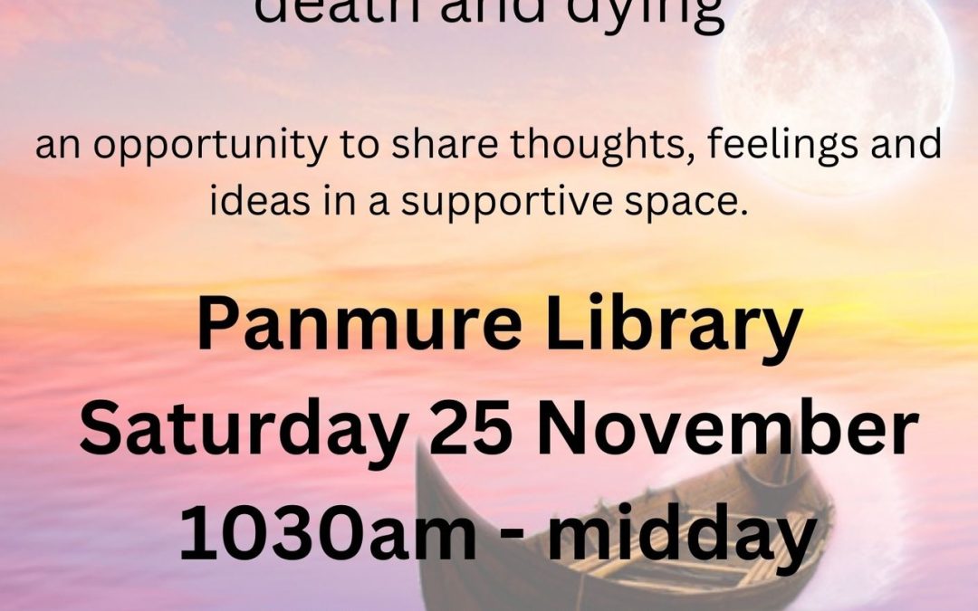 FREE EVENT: Death cafe – Panmure library
